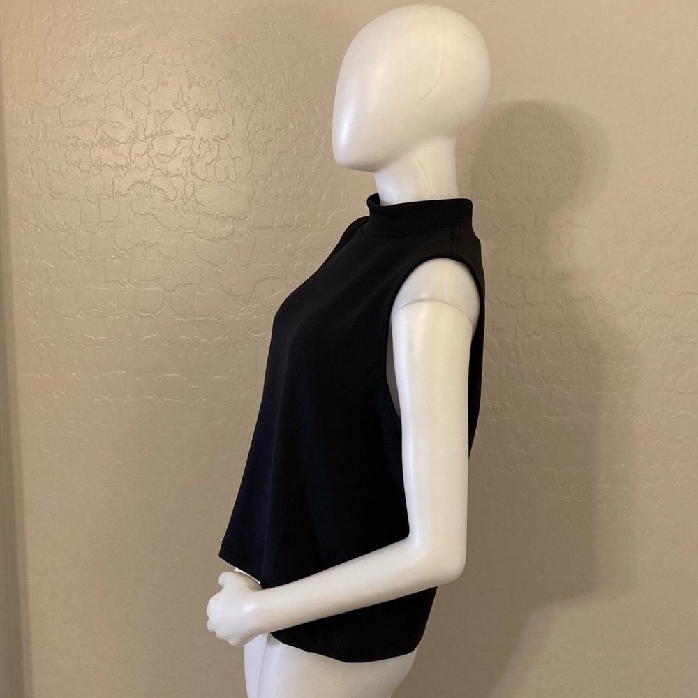 SPANX AirEssentials Mock Neck Crop Top Black XL - Picture 10 of 16